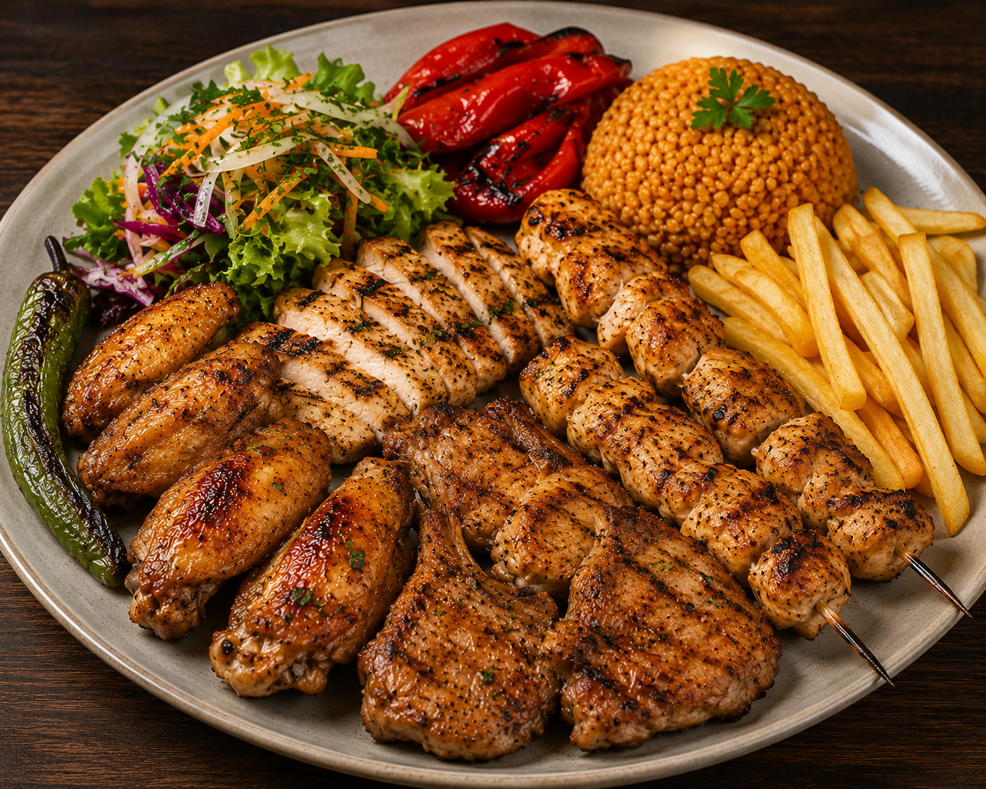 KARIŞIK TAVUK IZGARA
